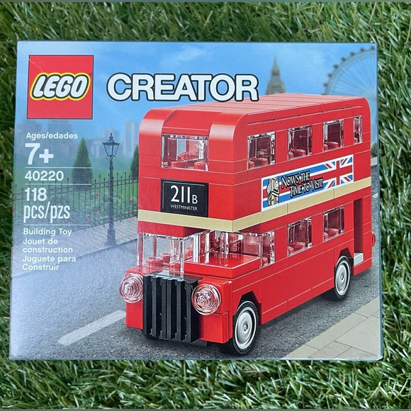 ❤️ Rare Collectable Lego Creator Red Bus (No. 40220) - Picture 1 of 7